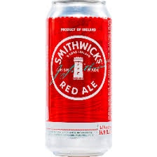 Can of Smithwicks Irish Red ale