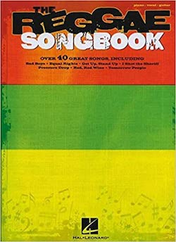 The cover of the Reggae Songbook.  book edition. 