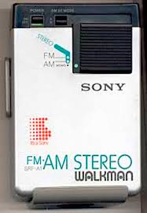 An AM Stereo Walkman in holster