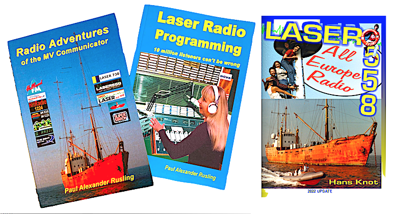 a trio of books about Laser 558